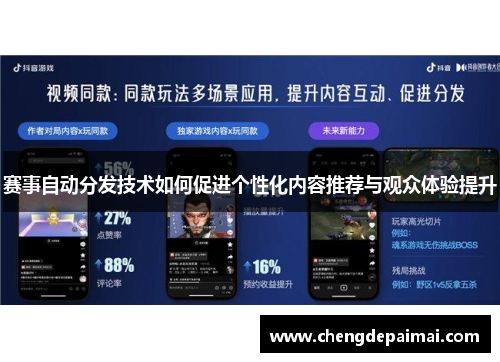 赛事自动分发技术如何促进个性化内容推荐与观众体验提升